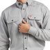 Ariat, FR Solid Work Shirt, 10012253, Silver Fox