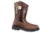 Carhartt Boots, 11-Inch Square Steel Toe Wellington Boot, CMP1218, Dk Brown Oil Tanned