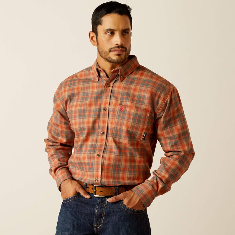 Ariat FR Olympic Work Shirt Khaki 10052497