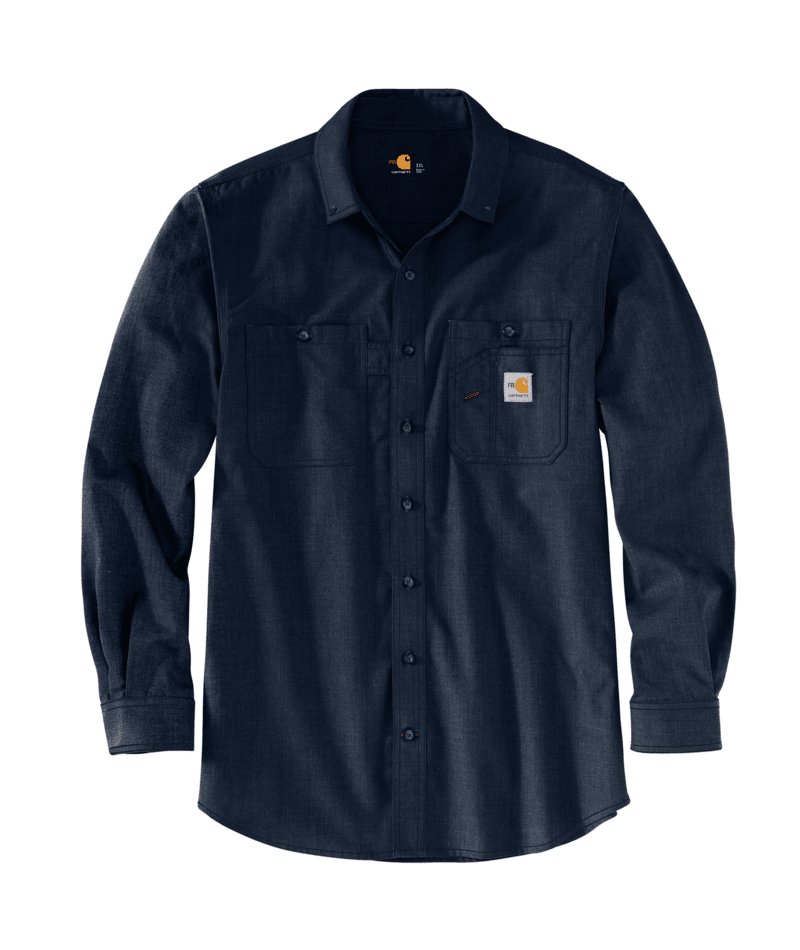Carhartt Flame Resistant Carhartt Force Loose Fit Lightweight Long Sleeve Button Front Shirt