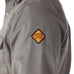 Wrangler FR Flame Resistant Long Sleeve Twill Solid Snap Shirt, FR127, Charcoal