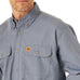 Wrangler FR FR Flame Resistant Twill Workshirt, FR3W01, Grey, Khaki, Navy, Light Blue