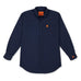 Wrangler FR FR Flame Resistant Twill Workshirt, FR3W01, Grey, Khaki, Navy, Light Blue