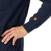 Wrangler FR Flame Resistant Long Sleeve Henley, FR3W7, Navy & Castle Rock