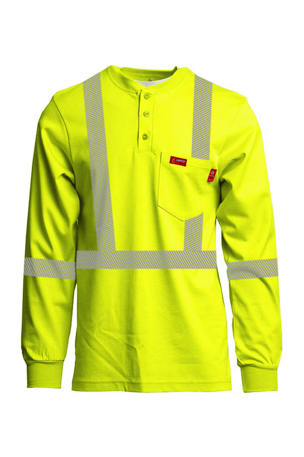 Lapco FR Hi-Viz Henley Shirt