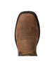 Ariat Boots, 10 inch Groundbreaker Wide Square Toe Waterproof Steel Toe Work Boot 10015196 PALM BROWN