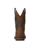 Ariat Boots, 10 inch Groundbreaker Wide Square Toe Waterproof Steel Toe Work Boot 10015196 PALM BROWN