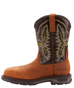 Ariat Boots, 11 inch WorkHog XT Wide Square Toe Waterproof Carbon Toe Work Boot, 10024966 & 10024968 TUMBLED BARK & OILY DISTRESSED BROWN