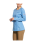 Ariat, Women's FR Air Crew T-Shirt, 10031020 & 10031021 , Sand Heather & Steel Blue Heather