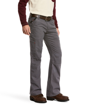 Ariat, FR M5 Straight DuraStretch DuraLight Cordura Canvas Straight Pant, 10027709, Iron Grey