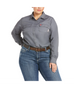 Ariat, Women's FR Featherlight Work Shirt, 10030335 & 10030336, Gunmetal & Khaki