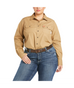 Ariat, Women's FR Featherlight Work Shirt, 10030335 & 10030336, Gunmetal & Khaki