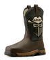 Ariat Boots, 10 inchRebar Flex Western VentTEK Incognito Composite Toe Work Boot, 10040432 IRON COFFEE