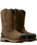 Ariat Boots, 10 Inch Stump Jumper Pull-On BOA Waterproof Composite Toe Work Boot, 10048061,  IRON COFFEE