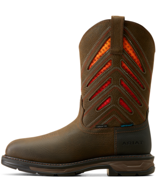 Ariat Boots, 11 inch WorkHog XT VentTEK Waterproof Carbon Toe Work Boot, 10050835 IRON COFFEE