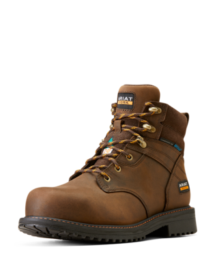 Ariat Boots,RigTEK 6" CSA Waterproof Composite Toe Work Boot, 10045418 OILY DISTRESSED BROWN