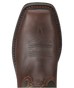 Ariat Boots, 10 inch Sierra Wide Square Toe Steel Toe Work Boot,  10017434 DARK BROWN