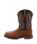 Ariat Boots, 11 inch WorkHog XT Wide Square Toe Waterproof Carbon Toe Work Boot, 10024966 & 10024968 TUMBLED BARK & OILY DISTRESSED BROWN