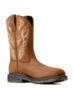 Ariat Boots, 11 inch WorkHog XT Phoenix Carbon Toe Work Boot, 10046931 DISTRESSED BROWN