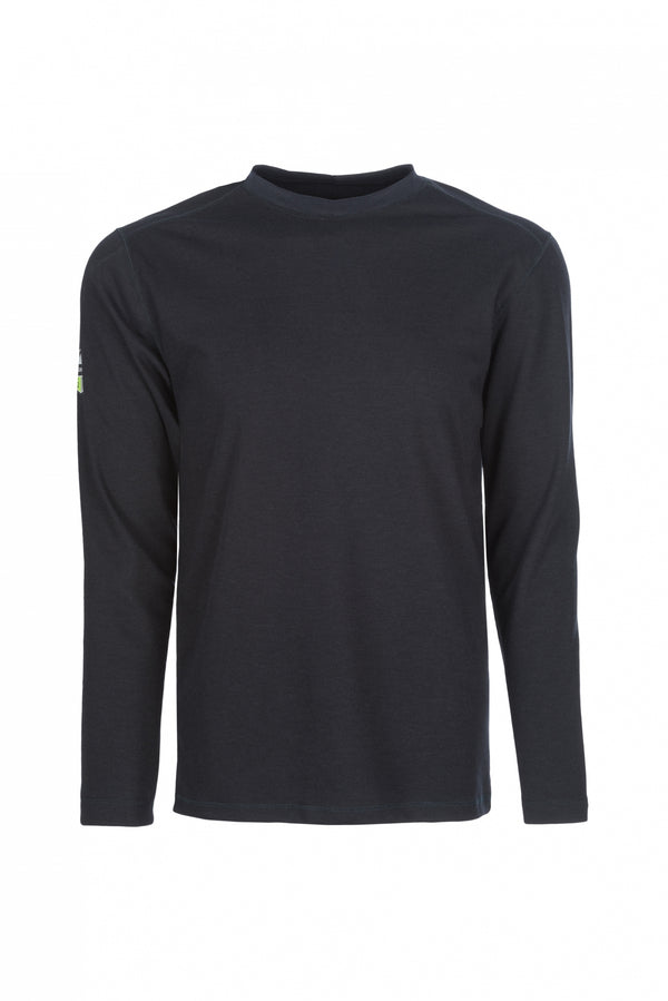 DragonWear Men's Pro Dry Navy Long Sleeve FR Shirt