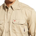 Ariat, FR Solid Work Shirt, 10012251, Khaki