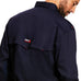 Ariat, FR Solid Vent Work Shirt, 10019062, Navy