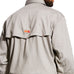 Ariat, FR Solid Vent Work Shirt, 10019063, Silver Fox