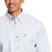 Ariat, FR Twill DuraStretch Work Shirt, 10027887, White Multi