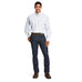 Ariat, FR Twill DuraStretch Work Shirt, 10027887, White Multi