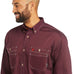 Ariat, FR Vented Work Shirt, 10035432, Malbec