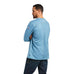 Ariat, FR AC Crew T-Shirt, 10039398, Steel Blue