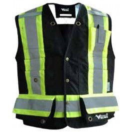 Viking Outerwear, Vest Rain, vg3995, FR treated 300 Denier, Hi-Vis,