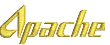 Logo embroidery - APACHE