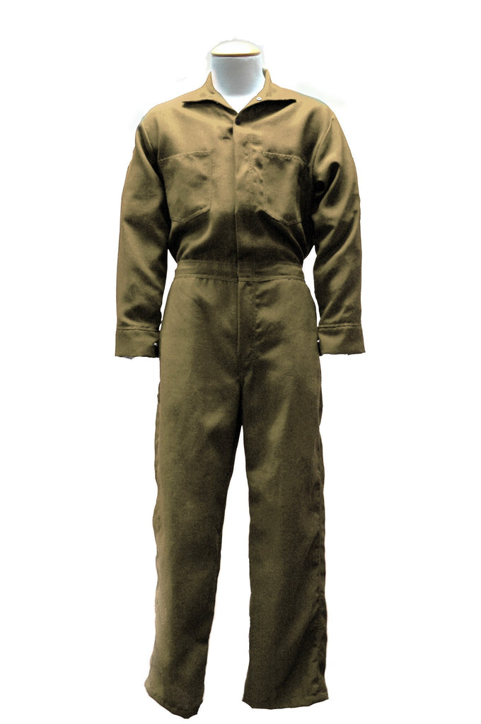 FlameRwear, FR Coverall Ladies, fwCLN4, Nomex 4.5 oz, Cat1, Tan Cut-to-Order Color