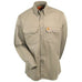 Wrangler FR Flame Resistant Long Sleeve Work Shirt, FR3W5, Slate Grey & Khaki