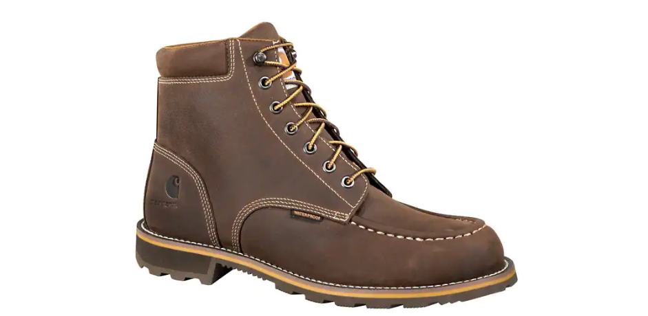 Carhartt Boots, 6-Inch Non-Safety Toe Work Boot, CMW6197, Dk Brown Oil Tanned