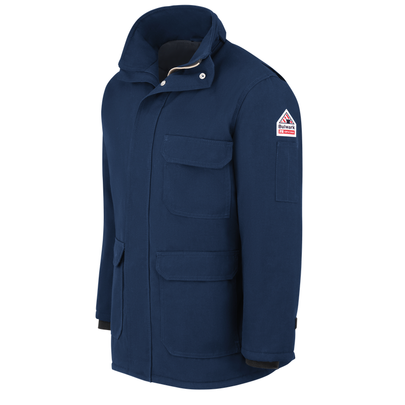 HOODED PADDED PARKA - Navy blue | ZARA United States