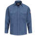 Bulwark, Men's Lightweight Nomex FR Uniform Shirt, SND2, Nomex 4.5oz, Cat1, Gulf Blue