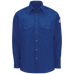 Bulwark, Men's Lightweight Nomex FR Snap-Front Shirt, SNS2, Nomex 4.5oz, Cat1, Navy, Royal Blue, Tan