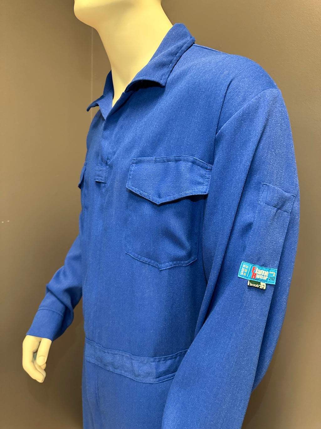 FlameRwear, FR Coverall Deluxe, fwCT1-6, Tecasafe One 5.7 oz, Cat2, Royal Blue