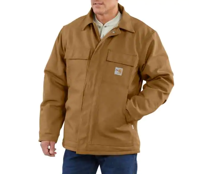 Carhartt, Jacket, 101618, FR duck 13oz, Navy, Black, Brown